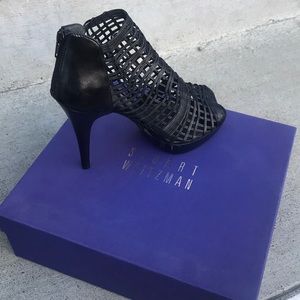 Stuart Weitzman Airy Black Napa size 9